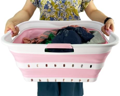 SAMMART 42L Collapsible Plastic Laundry Basket - Image 7