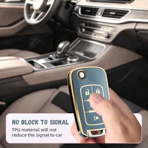 for Chevy Key Fob Cover, Premium Soft TPU Full Protection Key Cover - Image 4