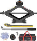 Car Jack Kit 2.5 Ton Scissor Jack by ALIXUEQINPortableToolAssistant