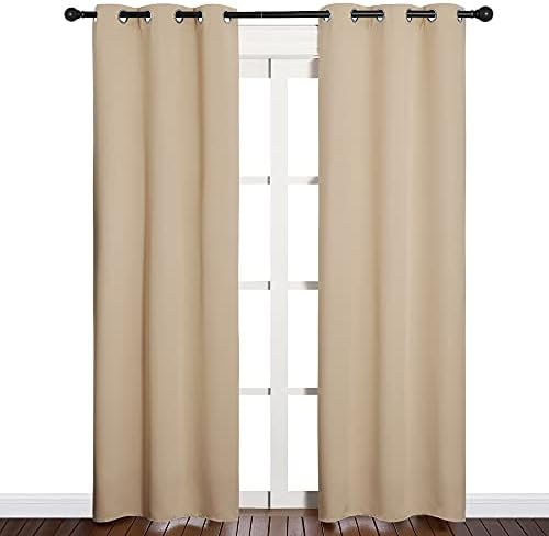 NICETOWN Biscotti Beige Blackout Curtains by NICETOWN