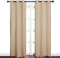 NICETOWN Biscotti Beige Blackout Curtains by NICETOWN
