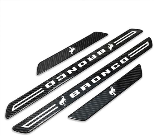 iPick Image for Ford new Bronco Real Carbon Fiber 4 Pcs Universal Door Sill by Unknown