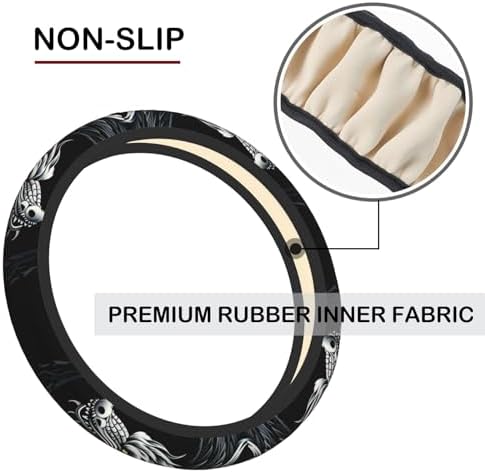 KARREAL Cool Dragon Steering Wheel Cover - Image 5