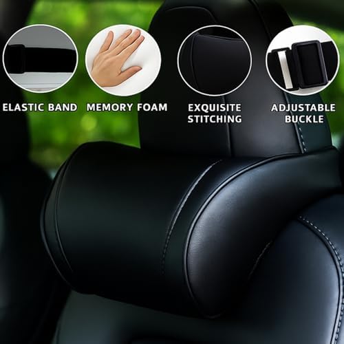 Car Headrest Neck Pillow Support Ergonomic, - Image 6