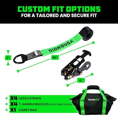 Rhino USA Car Hauler Tie Down Straps - Image 6