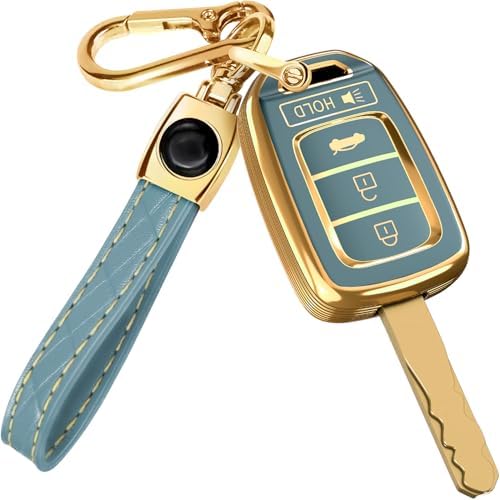 Lucrum Compatible with Honda Key Fob Cover & Keychain by Lucrum