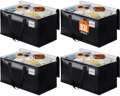 Heavy Duty Moving Bags, Extra Large Storage Bags by BlissTotes