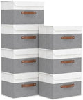 Yawinhe Storage Bins with Lids, 17.7x11.8x11.8in by Yawinhe