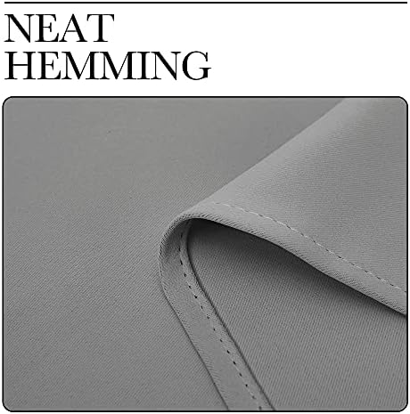 NICETOWN Silver Grey Blackout Curtains - Image 7