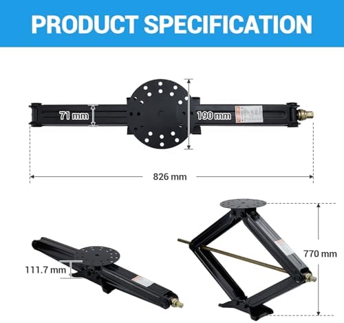 Garvee 1PCS 30" 7500lb Car Scissor Jack - Image 6