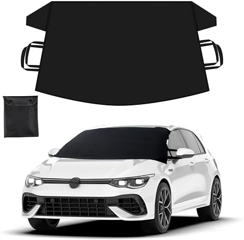 EcoNour Car Windshield Cover for Ice and Snow, Front Windshield Snow Cover by EcoNour
