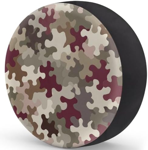 Camouflage Art Spare Tire Cover Dust-Proof Wheel Protector - Image 2