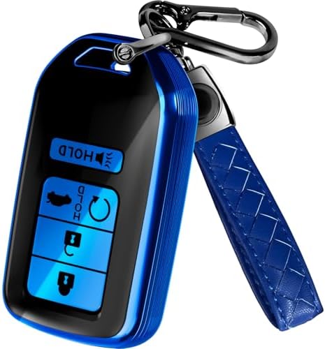 Lucrum Compatible with Honda Key Fob Cover & Keychain by Lucrum