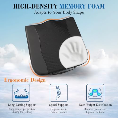 Lofty Aim Car Seat Cushion, Memory Foam Car Seat Cushions - Image 5