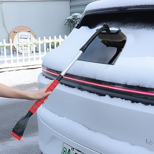 3. Heavy-Duty Ice Scraper Tool Featuring Rotatable Dense Bristles & Detachable - Image 6