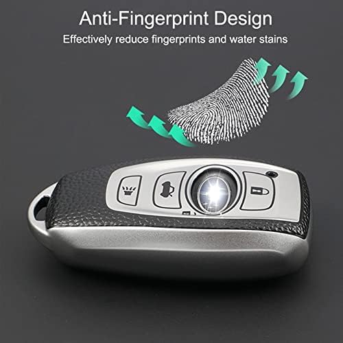 Subaru Key Fob Cover, Premium Soft TPU Leather Full Cover Protection Case - Image 3