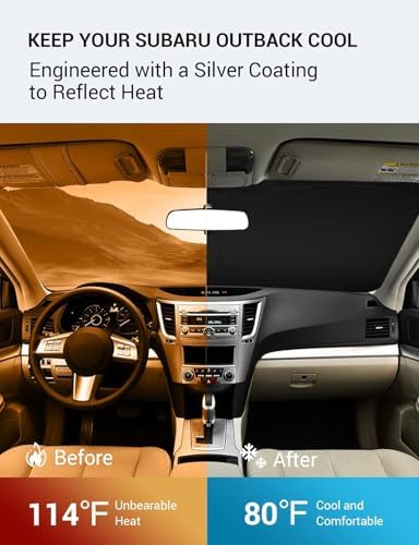Proadsy Custom Fit Car Windshield Sun Shade - Image 3