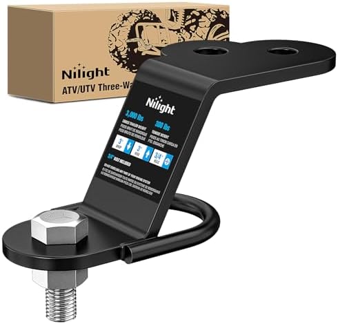 Nilight ATV UTV Three-Way Hitch Adapter Heavy Duty Lawn Mower Attachment | by Nilight