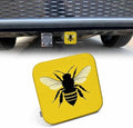 2 Inch Bee Trailer Hitch Cover, Nature Honey Bee Yellow Hitch Cover Fit by Beabes