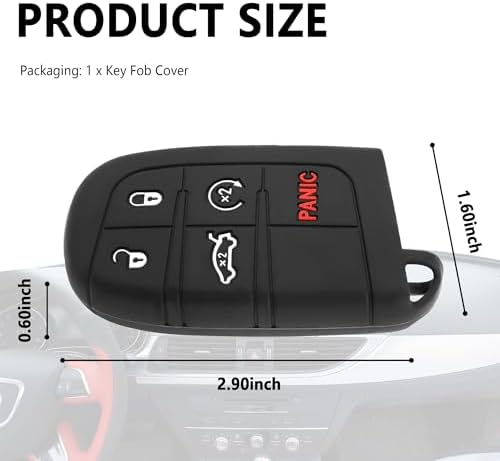 5 Buttons Key Fob Cover, Key Fob Replacement - Image 2