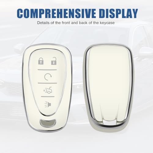 for Chevy Key Fob Cover, 5 Buttons TPU Key Cover - Image 4
