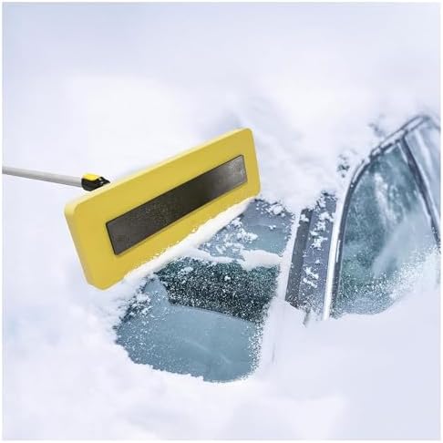 Snow Joe 2-in-1 Telescoping Snow Broom and Ice Scraper - Image 7