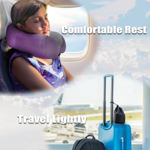 Travel Pillow, Memory Foam Neck Pillow - Image 7