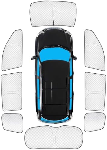 KMF 8pcs Thicken Car Sun Shades by KMF