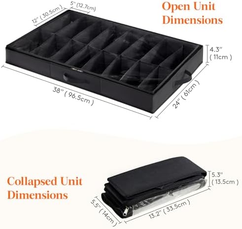 Lifewit Under Bed Shoe Storage Organizer, 1 Pack - Image 4