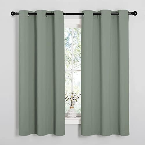 NICETOWN Sage Green Blackout Curtains - Image 2