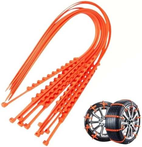 10 PCS Universal Passenger Car Snow Chains by Unknown