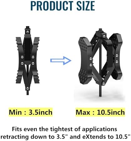 X-Shaped Wheel Chocks for RV Camper Travel Trailer, Allow Drill Adjust - Image 4