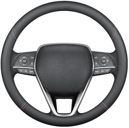 LKWLIKEI Nappa Premium Leather car Steering Wheel Cover, Breathable, Universal - Image 3