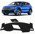 KUST Black Dash Cover for Volkswagen VW Tiguan 2017-2024 Polyester Dashboard by KUST