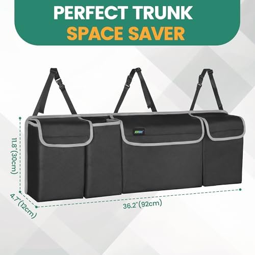 JOYSKY Hanging Trunk Organizer for SUV, Backseat Car Storage Bag - Image 2