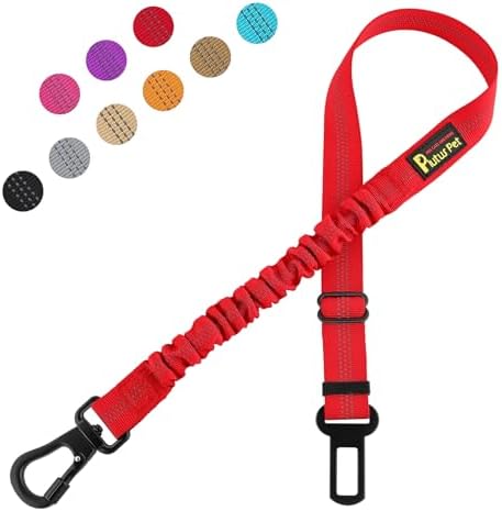 Plutus Pet Dog Seat Belt for Car, Adjustable Harness by PLUTUSPET