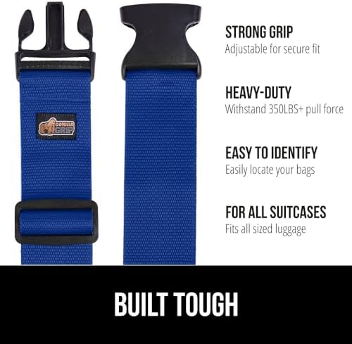 GORILLA GRIP Heavy Duty Luggage Straps - Image 2