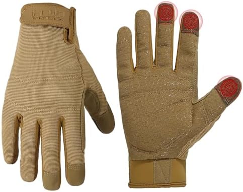 HANDLANDY Work Gloves for Men & Women, Utility Mechanic Working Gloves Touch by HANDLANDY
