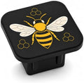 Bee and Honeycomb Trailer Hitch Cover, 2 Inch Rubber Receiver Plug by Unknown