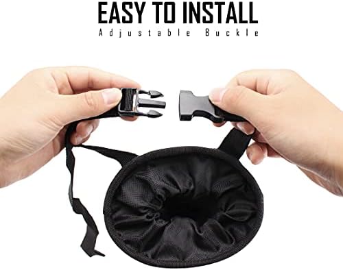 2 Pack Car Trash Bags Car Trash Can Washable Eco-Friendly Seat Back Hanging Car - Image 5