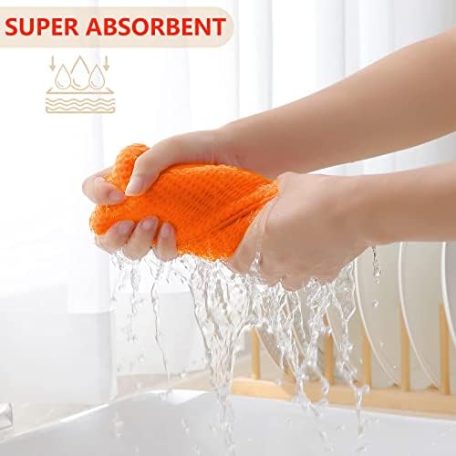 Homaxy 100% Cotton Waffle Weave Kitchen Dish Towels 4-Pack - Image 3