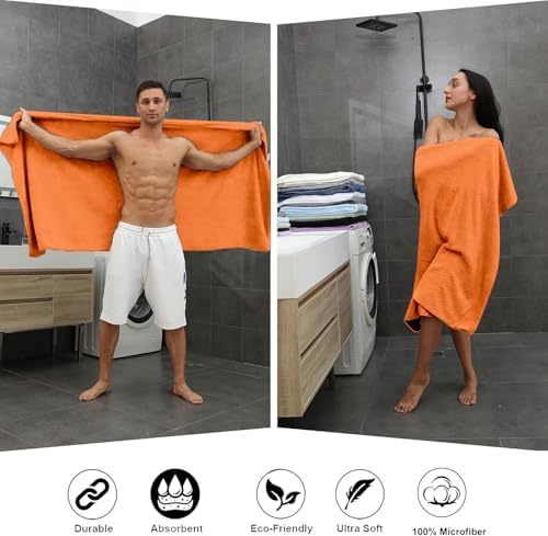 Smuge Extra Large Bath Towel Sheet Set 35x70 Inches - Image 4