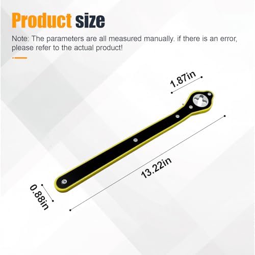Car Jack Ratchet Wrench, 360° Swivel Labor-Saving Scissor Jack Lift Speed - Image 2