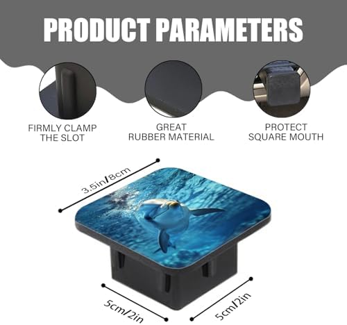 Hitch Cover Fits for 2-Inch Hitch, Close - Image 3