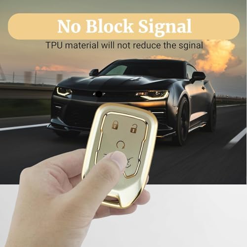 Joouheax Soft TPU 6-Button for Chevy Key Fob Cover - Image 3