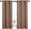 NICETOWN Cappuccino Blackout Curtains by NICETOWN