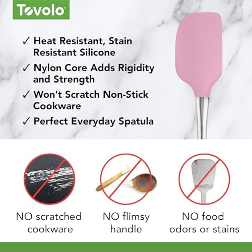 Tovolo Flex-Core Silicone Spatula Metal Handle - Image 3