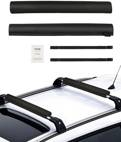 VEVOR Soft Roof Rack Pads, 88LBS Load Capacity Luggage Kayak Carrier by VEVOR