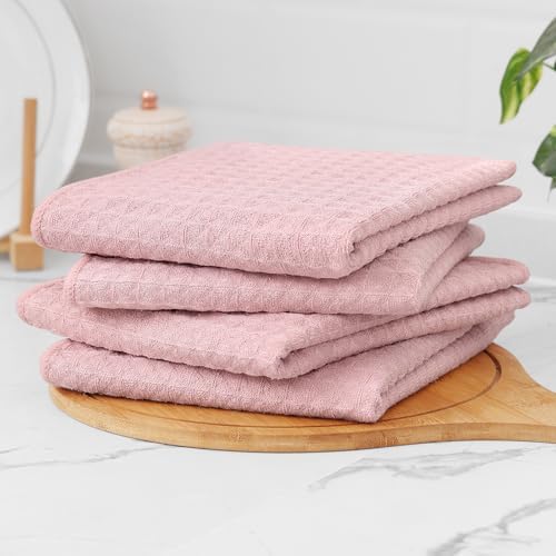 Homaxy Microfiber Kitchen Towels and Dishcloths Sets, 8 Pack - Image 6