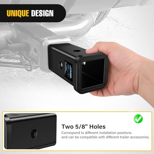 Nilight Trailer Hitch Receiver Adapter 2-1/2" to 2" Sleeve Reducer | Convertor - Image 7